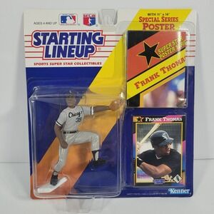 Starting Lineup Frank Thomas 1992 Chicago White Sox Figure with Poster Kenner